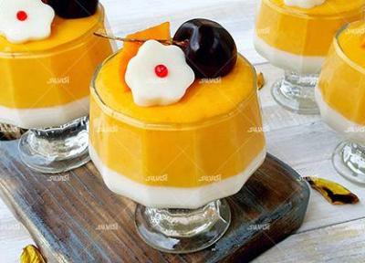 طرز تهیه دسر انبه تابستانی با پاناکوتای وانیلی