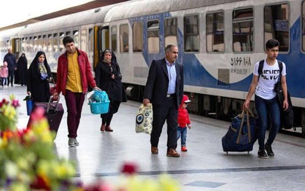مسافران نوروزی با قطار بیشتر به کدام شهرها سفر کردند؟