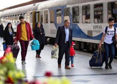 مسافران نوروزی با قطار بیشتر به کدام شهرها سفر کردند؟